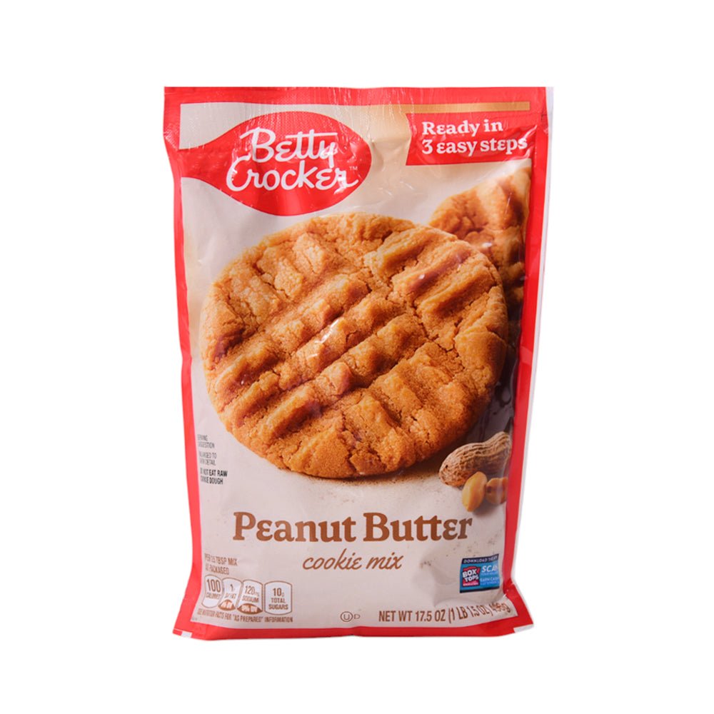 BETTY CROCKER PEANUT BUTTER COOKIE MIX 496G