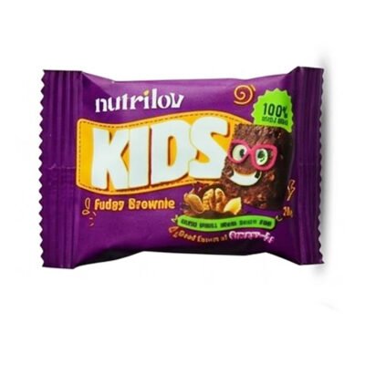 NUTRILOV KIDS CHOCOLATE FUDGE BROWNIE 20G BAR