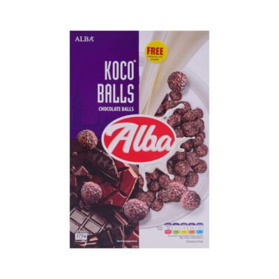 ALBA CEREAL KOCO BALLS CHOCOLATE 375 GM