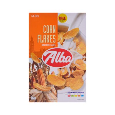 ALBA CEREAL CORN FLAKES ROASTED 375 GM