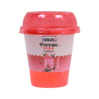 DEWDROP POPPING BOBBA STRAWBERRY FLAVOUR DRINKS 230ML