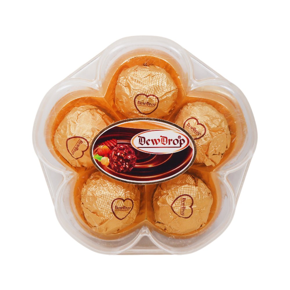 DEW DROP PEANUT CHOCOLATE FLOWER SHAPE F05G 63 GM