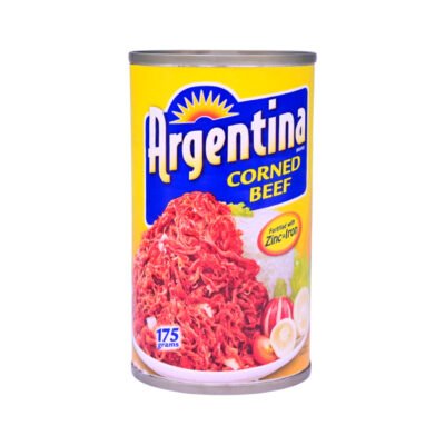 ARGENTINA CORNED BEEF TIN FERTIFIED WITH ZINC & IRON 175G