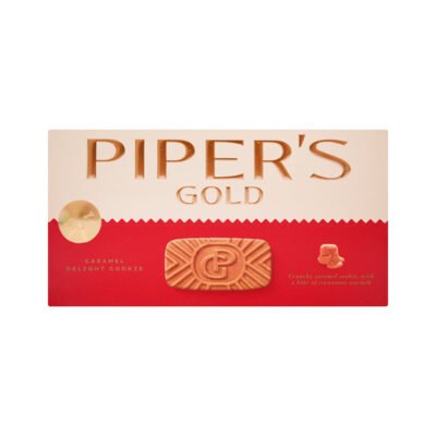 PIPERS GOLD BISCUIT CARAMEL DELIGHT 140.7GM