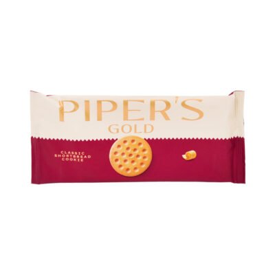 PIPERS GOLD BISCUIT SHORTBREAD HALF ROLL 27.7 GM