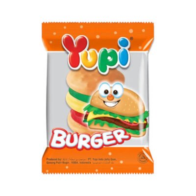 YUPI JELLY MINI BURGER 8 GM