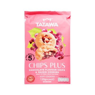 TATAWA COOKIE CHIPS PLUS CHOCOLATE 120 GM