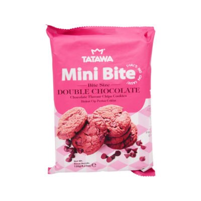 TATAWA COOKIE MINI BITE DOUBLE CHOCOLATE 120 GM