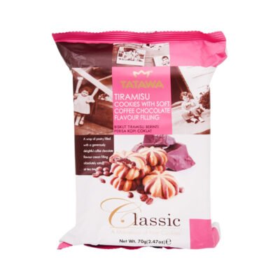 TATAWA COOKIE CLASSIC TIRAMISU SOFT COFFEE CHOCOLATE 70 GM