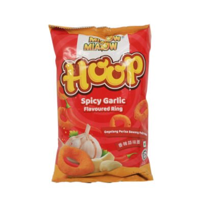 MIAOW MIAOW CHIPS HOOP SPICY GARLIC RING 50 GM