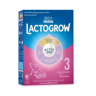 NESTLE LACTOGROW 3 MILK POWDER GENTLE GROW 200 GM